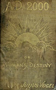 Cover of Anno Domini 2000; or, Woman's De...
