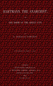 Cover of Hartmann, the Anarchist; Or, The...