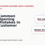 Common Opening Mistakes in Customer Support Replys