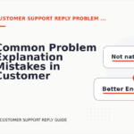 Common Problem Explanation Mistakes in Customer Support Reply English