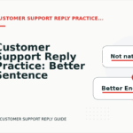 Customer Support Reply Practice: Better Sentence Choices