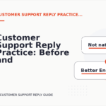 Customer Support Reply Practice: Before and After Corrections